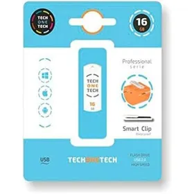 USB stick Tech One Tech Pro Smart Clip White 16 GB