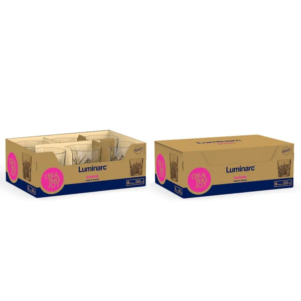 Stikls Luminarc Eugene Caurspīdīgs Stikls 300 ml (6 gb.)
