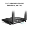 Роутер TP-Link TL-MR100 Чёрный Ethernet LAN 2 Wi-Fi 4G LTE 300 Mbps