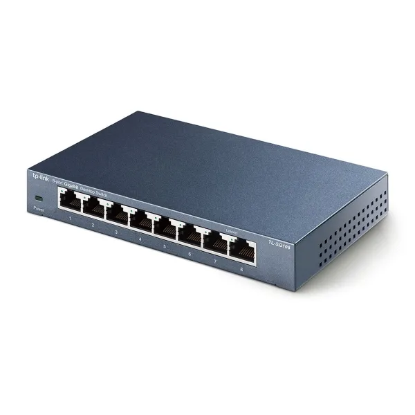 Galda Virsmas Slēdzis TP-Link TL-SG108 8P Gigabit Auto MDIX