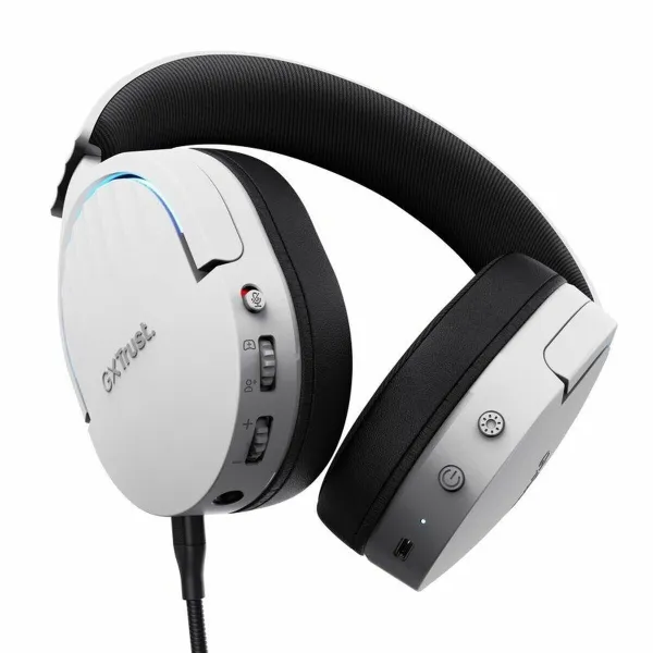 Gaming Headset with Microphone Trust GXT 491 White Multicolour