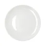Flat Plate Bidasoa Harmony Hydrozero White Ceramic Ø 27 cm (6 Units)