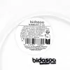Flat Plate Bidasoa Harmony Hydrozero White Ceramic Ø 21 cm (6 Units)
