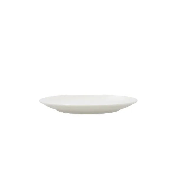 Flat Plate Bidasoa Harmony Hydrozero White Ceramic Ø 19 cm (6 Units)