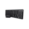 Klaviatuur ja Hiir Trust TKM-360 Must Hispaaniakeelne Qwerty