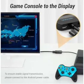 HDMI-VGA Adapter Vention 42154 Must 15 cm