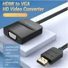 HDMI - VGA adapteris Vention 42154 Juoda 15 cm