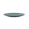 Flat Plate Bidasoa Element Hydrozero Blue Ceramic Ø 27 cm (6 Units)