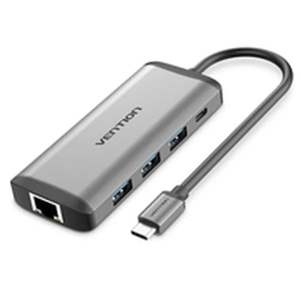 USB-jaotur Vention CNDHB Hõbedane