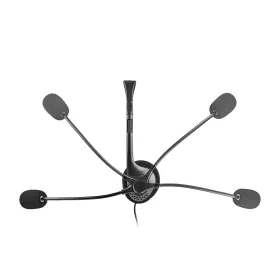 Ausinės su mikrofonu NGS MS103MAX Juoda