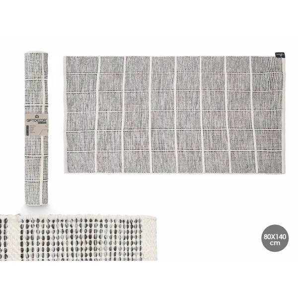 Carpet Gift Decor Grey Frames 140 x 80 cm (6 Units)