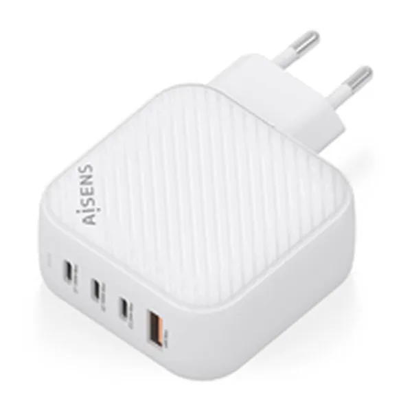 Sieninis įkroviklis Aisens ASCH-100W4P028-W Balta 100 W (1 vnt.)