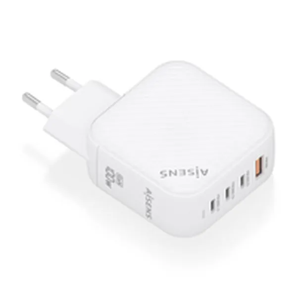 Sieninis įkroviklis Aisens ASCH-100W4P028-W Balta 100 W (1 vnt.)