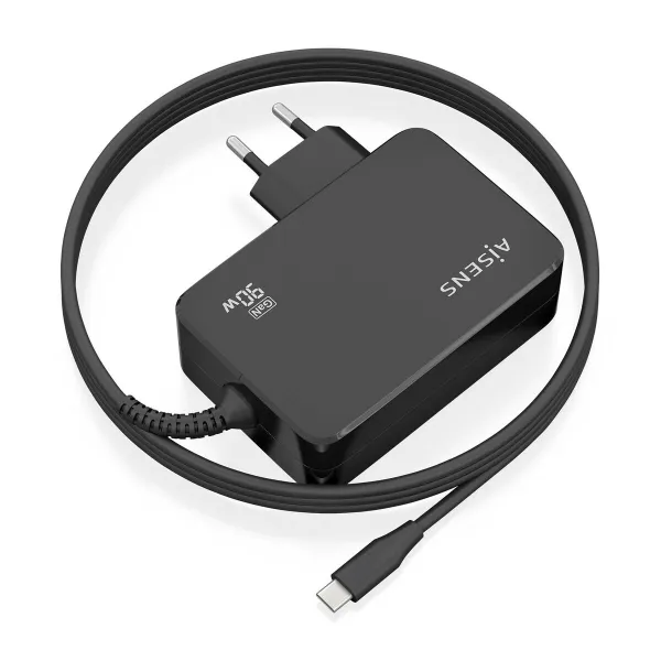 Sieninis įkroviklis Aisens ASCH-1PD90WL034-BK Juoda 90 W (1 vnt.)