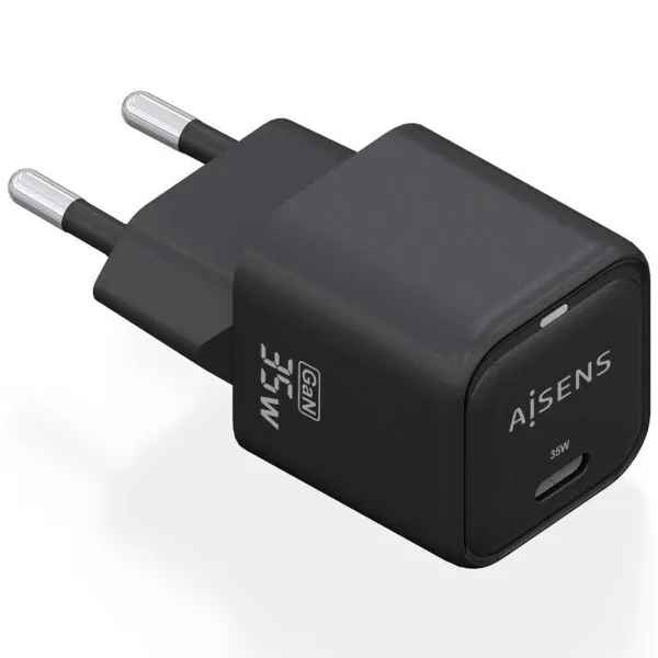 Sienas Lādētājs Aisens ASCH-35W1P023-BK Melns 35 W (1 gb.)