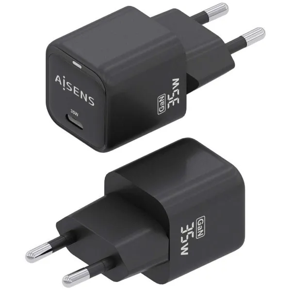 Sienas Lādētājs Aisens ASCH-35W1P023-BK Melns 35 W (1 gb.)