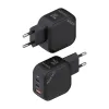 Sieninis įkroviklis Aisens ASCH-65W3P027-BK Juoda 65 W (1 vnt.)