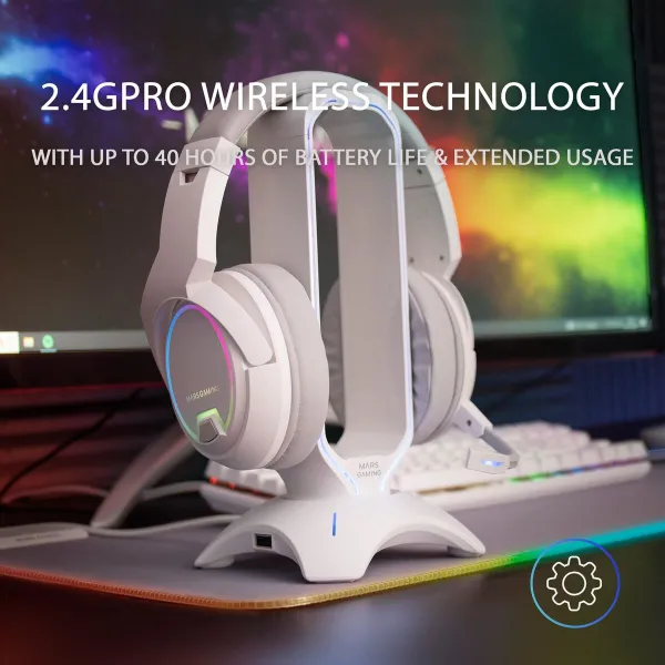 Headphones with Microphone Mars Gaming MHW100W