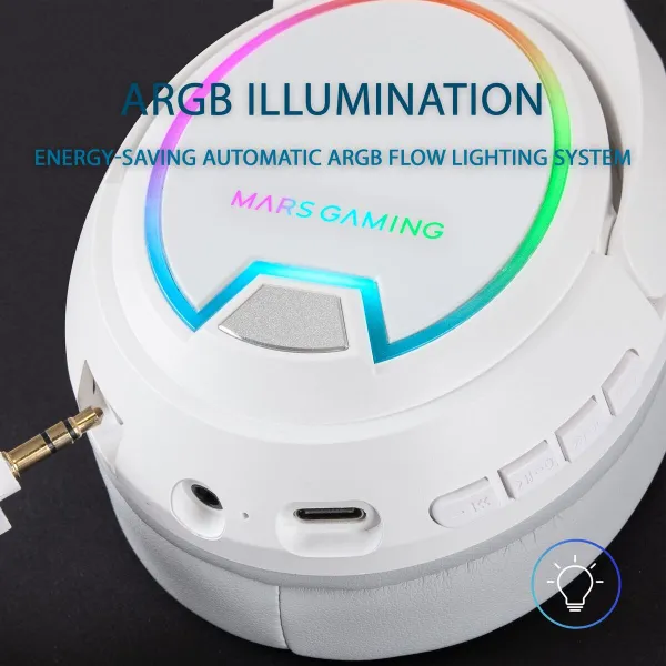Headphones with Microphone Mars Gaming MHW100W