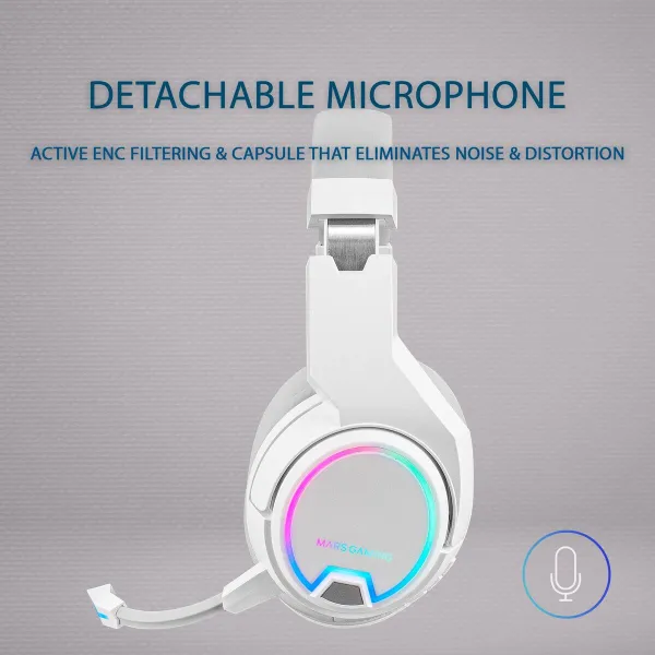 Headphones with Microphone Mars Gaming MHW100W