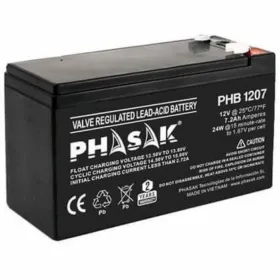 Akkua varten Keskeytymätön Virtalähdejärjestelmä Järjestelmä UPS Phasak PHB 1207 12 V