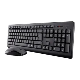 Klaviatuur ja Hiir Trust 25433 Must hispaania QWERTY