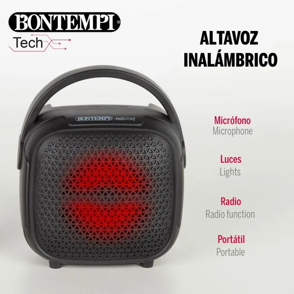 Speaker with Karaoke Microphone Bontempi 4 Units