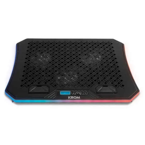 Nešiojamojo kompiuterio laikiklis su ventiliatoriumi Krom NXKROMKOOLER RGB 19"