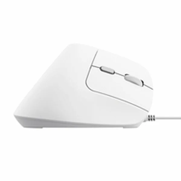 Ergonoomiline Optiline Hiir Trust Bayo II Valge Must 2400 dpi