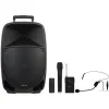 Nešiojamos Bluetooth garso kolonėlės FONESTAR MALIBU-315 Juoda 250 W