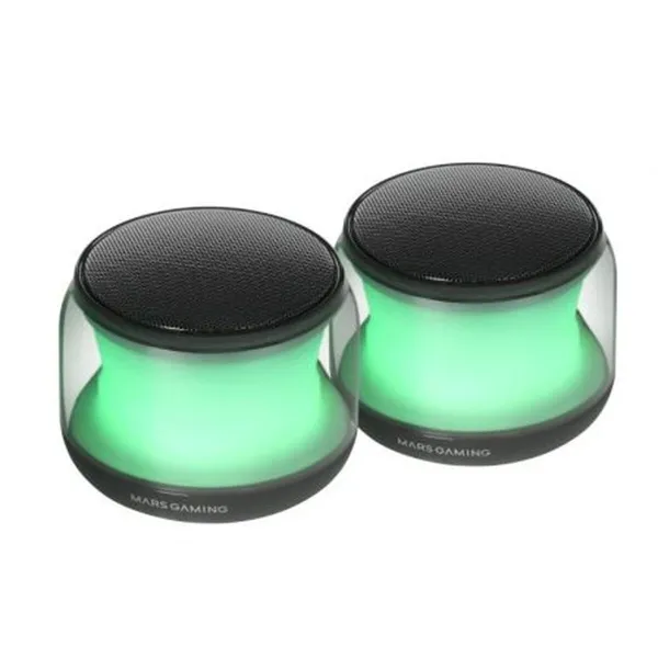 Portable Bluetooth Speakers Mars Gaming MSAURA Black 15 W 4 W