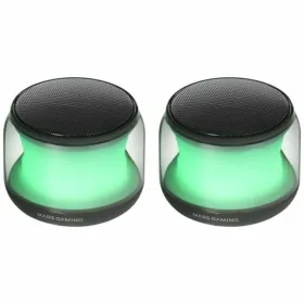 Nešiojamos Bluetooth garso kolonėlės Mars Gaming MSAURA Juoda 15 W
