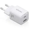 Sieninis įkroviklis Aisens ASCH-30W2P020-W Balta 30 W (1 vnt.)
