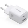 Sieninis įkroviklis Aisens ASCH-30W2P020-W Balta 30 W (1 vnt.)