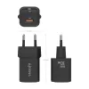 Sieninis įkroviklis Aisens ASCH-30W2P021-BK Juoda 30 W (1 vnt.)