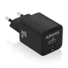 Sieninis įkroviklis Aisens ASCH-30W2P038-BK Juoda 30 W (1 vnt.)
