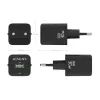 Sieninis įkroviklis Aisens ASCH-30W2P038-BK Juoda 30 W (1 vnt.)