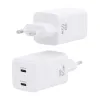 Sieninis įkroviklis Aisens ASCH-65W2P039-W Balta 65 W (1 vnt.)
