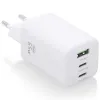 Sieninis įkroviklis Aisens ASCH-65W3P041-W Balta 65 W (1 vnt.)