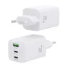 Sieninis įkroviklis Aisens ASCH-65W3P041-W Balta 65 W (1 vnt.)