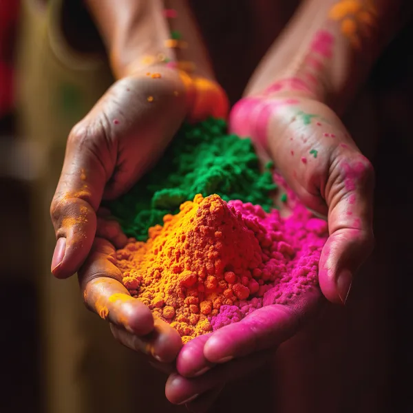Holi värvipulber - komplekt 6 x 100 g