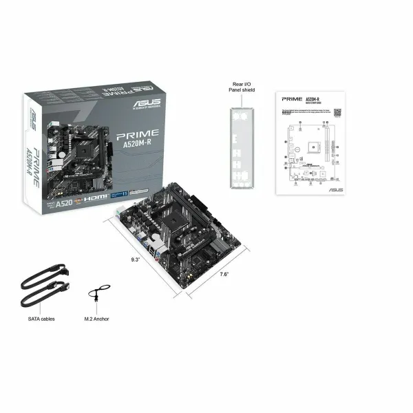 Emolevy Asus 90MB1H60-M0EAY0 AMD A520 AMD AM4