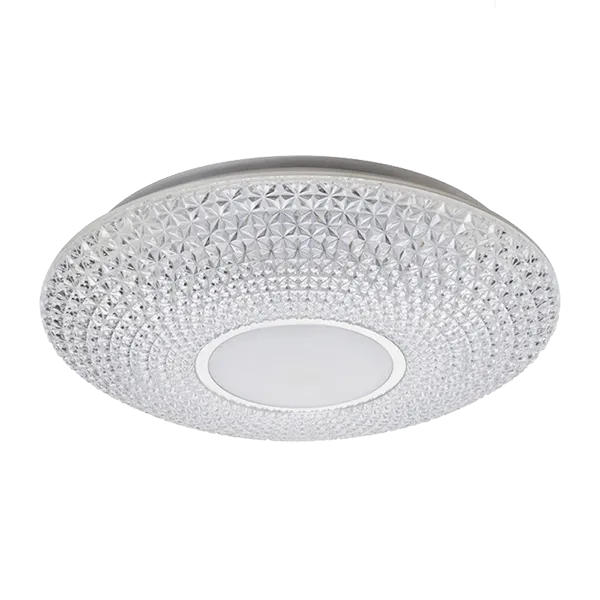LUCE LED GRIESTU LAMPA 24W AR TĀLVADĪBAS PULTI, HROMS