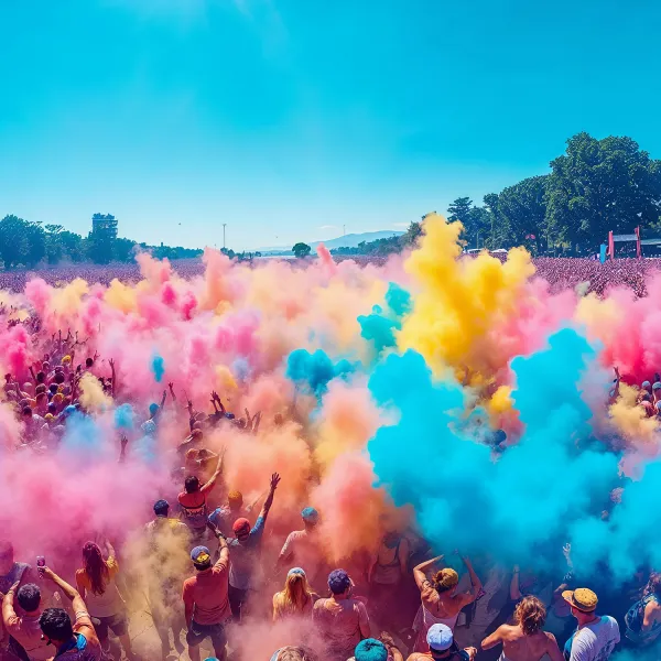 Holi krāsu pulveris - 6 x 100 g komplekts
