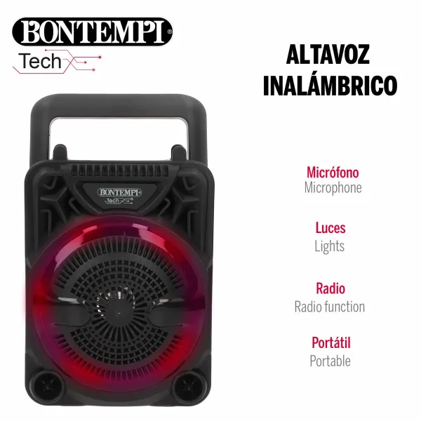 Speaker with Karaoke Microphone Bontempi 12 Units