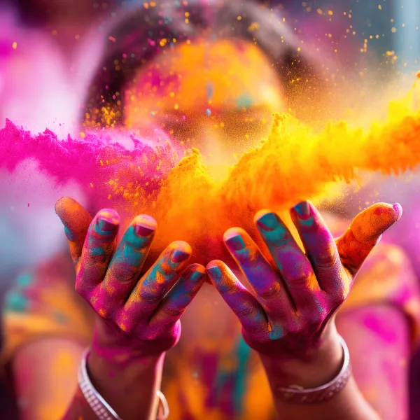 Holi värvipulber - komplekt 6 x 100 g