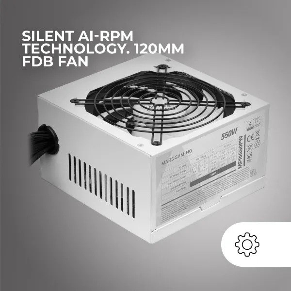 Strāvas padeve Mars Gaming MPIII550PW ATX 550 W