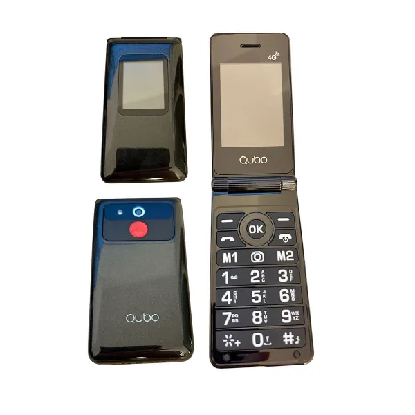 Mobilusis telefonas vyresnio amžiaus žmonėms Qubo X-28 4G BK Juoda 2,8"