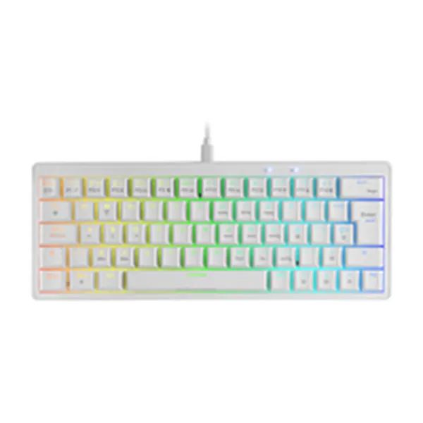 Gaming Keyboard Mars Gaming MKMINIPROWBES White Spanish Qwerty