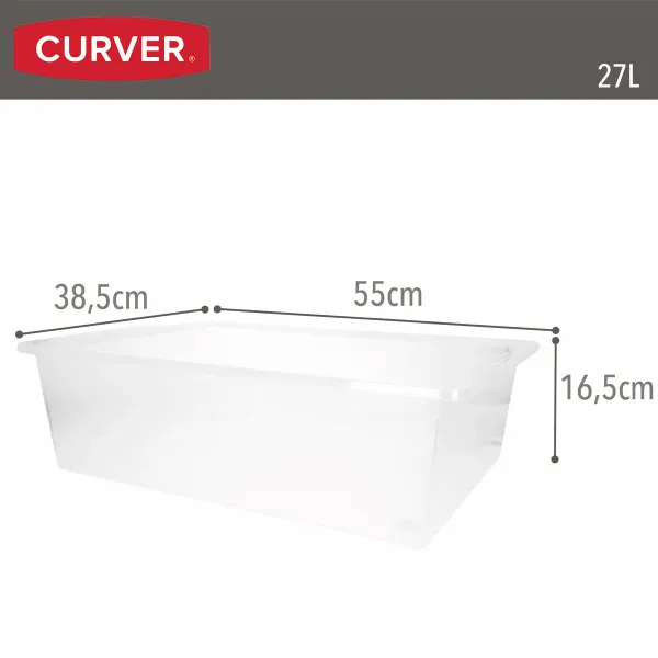 Storage Box Curver Plastic (6 Units)